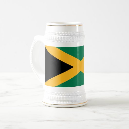 Chope À Bière Drapeau Jamaïque (Devant gauche)