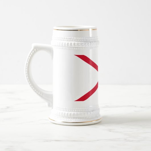 Chope À Bière Drapeau Jersey (Gauche)