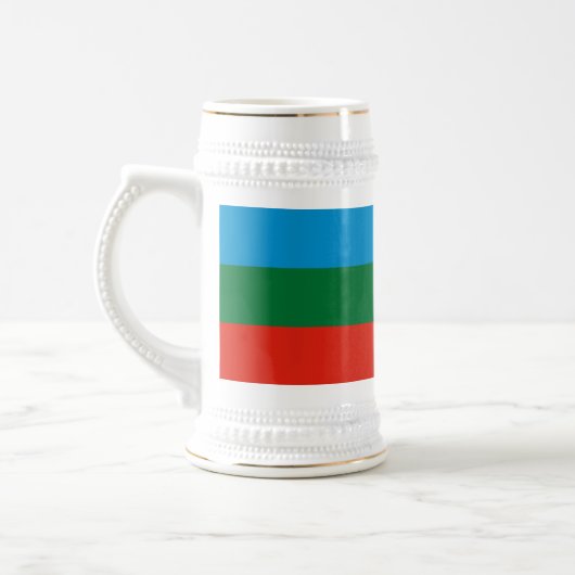 Chope À Bière Drapeau Karachay Cherkessia (Gauche)