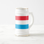 Chope À Bière Drapeau Luxembourg (Devant droit)