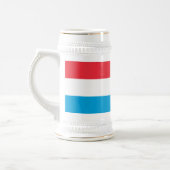 Chope À Bière Drapeau Luxembourg (Gauche)