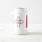 Chope À Bière Drapeau Malte (Devant gauche)
