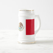 Chope À Bière Drapeau mexicain (Devant droit)