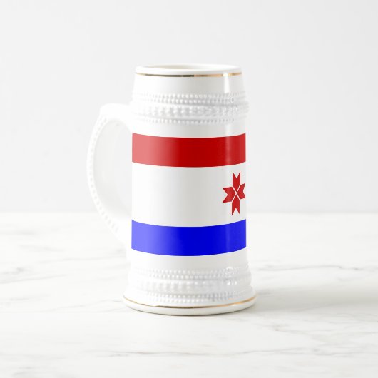 Chope À Bière Drapeau Mordovia (Devant gauche)