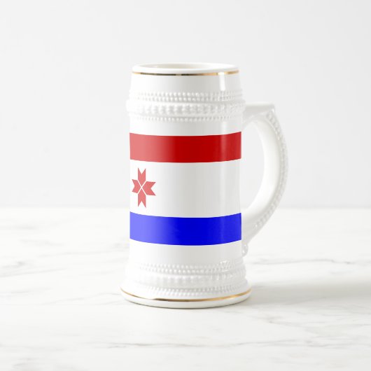 Chope À Bière Drapeau Mordovia (Devant droit)