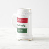 Chope À Bière Drapeau national de la fête de l'indépendance de l (Devant gauche)