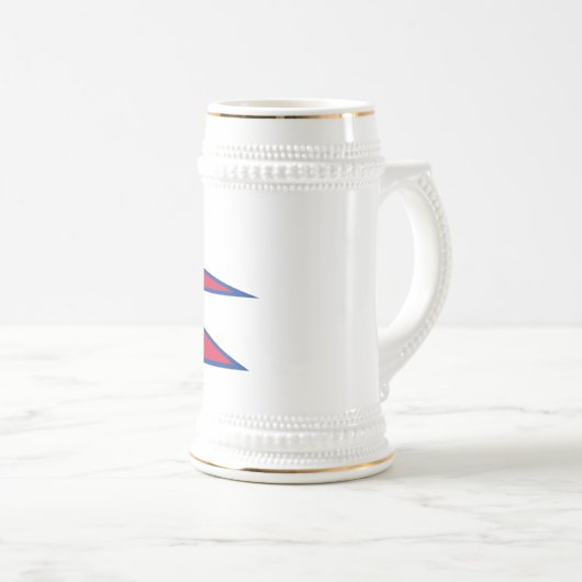 Chope À Bière Drapeau népalais (Devant droit)