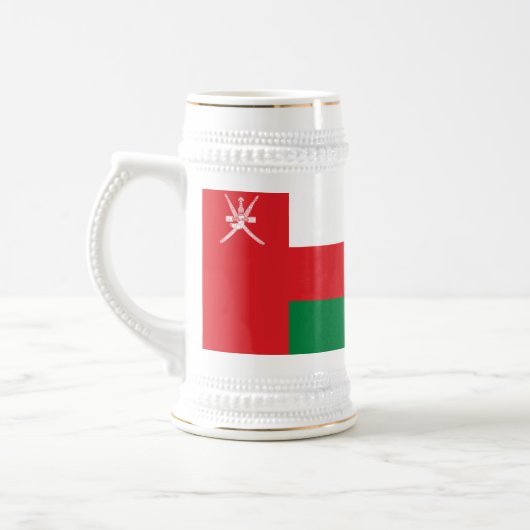 Chope À Bière Drapeau Oman (Gauche)