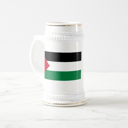 Chope À Bière Drapeau palestinien (Devant gauche)