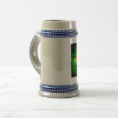 Chope À Bière Drapeau patiné Brésil (Devant gauche)