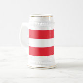 Chope À Bière Drapeau patriotique autrichien (Devant gauche)