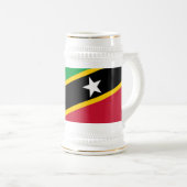 Chope À Bière Drapeau Saint-Kitts-et-Nevis (Devant droit)