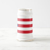 Chope À Bière Drapeau simple de Porto Rico (Centre)