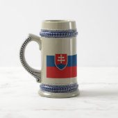 Chope À Bière Drapeau Slovaquie (Gauche)