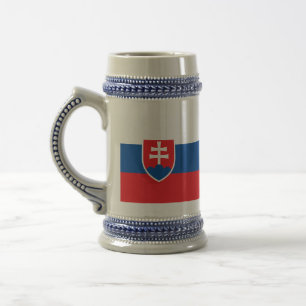 Chope À Bière Drapeau Slovaquie