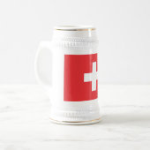 Chope À Bière Drapeau suisse (Devant gauche)