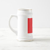 Chope À Bière Drapeau suisse (Gauche)