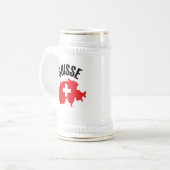 Chope À Bière Drapeau suisse (Devant gauche)