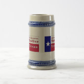 Chope À Bière Drapeau texan natif de 8e génération (Centre)