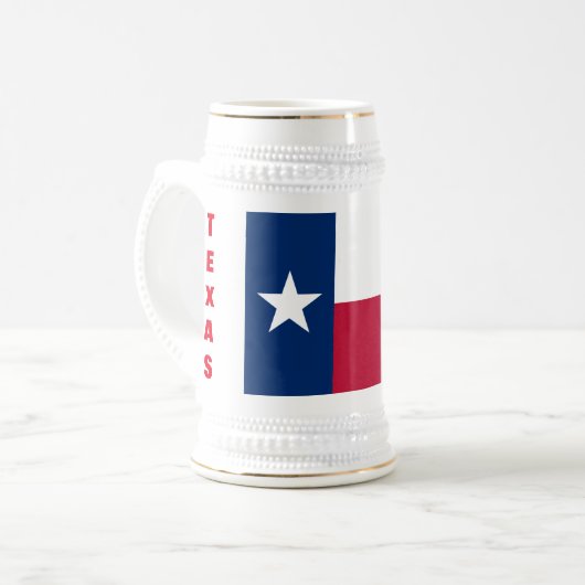 CHOPE À BIÈRE DRAPEAU TEXAS (Devant gauche)