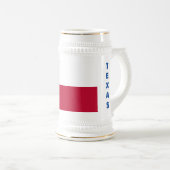 CHOPE À BIÈRE DRAPEAU TEXAS (Devant droit)