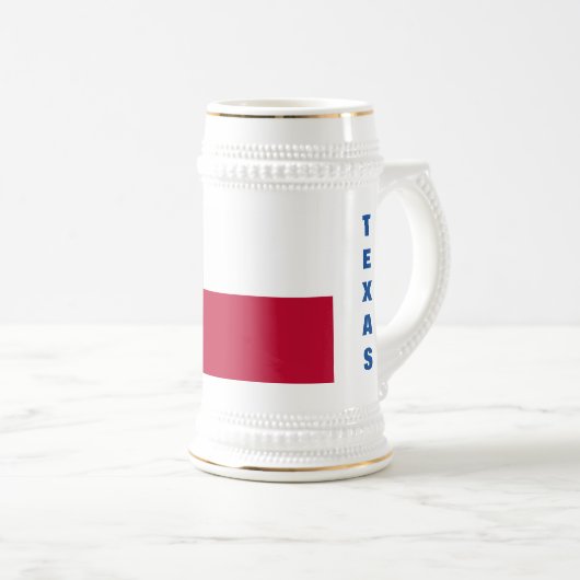 CHOPE À BIÈRE DRAPEAU TEXAS (Devant droit)