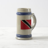 Chope À Bière drapeau trinidad et tobago (Devant droit)
