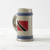 Chope À Bière drapeau trinidad et tobago (Devant gauche)