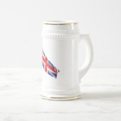 Chope À Bière Drapeau Union Jack UK (Devant droit)