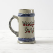 Chope À Bière Drapeau Wesolych Swiat (Gauche)