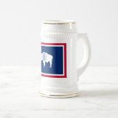CHOPE À BIÈRE DRAPEAU WYOMING (Devant droit)
