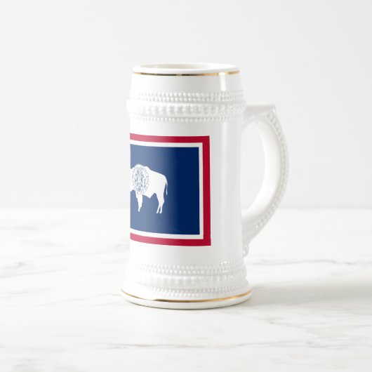 CHOPE À BIÈRE DRAPEAU WYOMING (Devant droit)