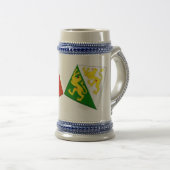 Chope À Bière Drapeaux de la Suisse et du Thurgau (Devant droit)
