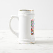 Chope À Bière Drapeaux mondiaux (Gauche)