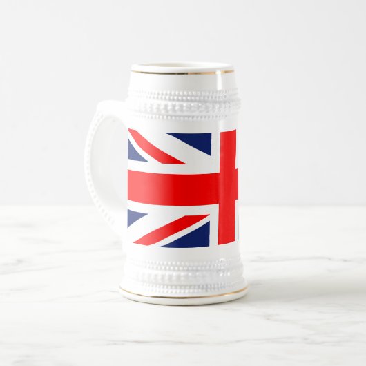 Chope À Bière Drapeaux Union Jack (Devant gauche)