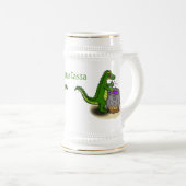 Chope À Bière Drôle alligator vert cuisine dessin animé (Devant droit)