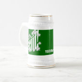 Chope À Bière drôle de texte irlandais (Devant gauche)