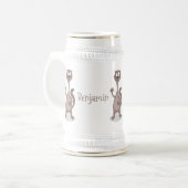 Chope À Bière Drôle dessin animé en toile (Devant gauche)