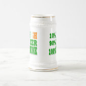 Chope À Bière Drôle diva irlandaise St Patrick's day (Centre)