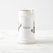 Chope À Bière Drôle singe-singe macaque à queue de lion (Centre)