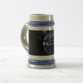 Chope À Bière Éclipse solaire Espace Art Fractal (Devant gauche)