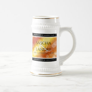 Chope À Bière Élégant 16ème 23ème anniversaire du Mariage de Top