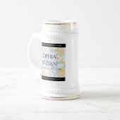 Chope À Bière Élégant 18ème anniversaire de Mariage de porcelain (Devant gauche)