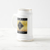 Chope À Bière Élégant 27e anniversaire de Mariage de musique (Devant gauche)