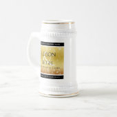 Chope À Bière Élégant 27e anniversaire de Mariage de musique (Devant gauche)