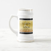 Chope À Bière Élégant 27e anniversaire de Mariage de musique (Gauche)