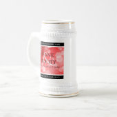 Chope À Bière Élégant 40ème 80ème anniversaire de Ruby Mariage (Devant gauche)