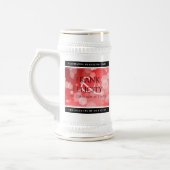 Chope À Bière Élégant 40ème 80ème anniversaire de Ruby Mariage (Gauche)