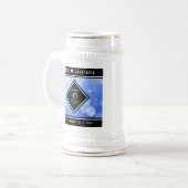 Chope À Bière Élégant 45e anniversaire de Mariage Sapphire (Devant gauche)