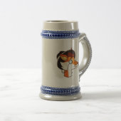 Chope À Bière Élégant Hipster Fox Beer Stein (Devant droit)